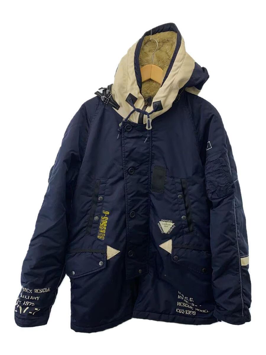 Avirex Avirex Plain Nylon Flight Jacket Navy Size US XL / EU 56 / 4 - 1 Thumbnail
