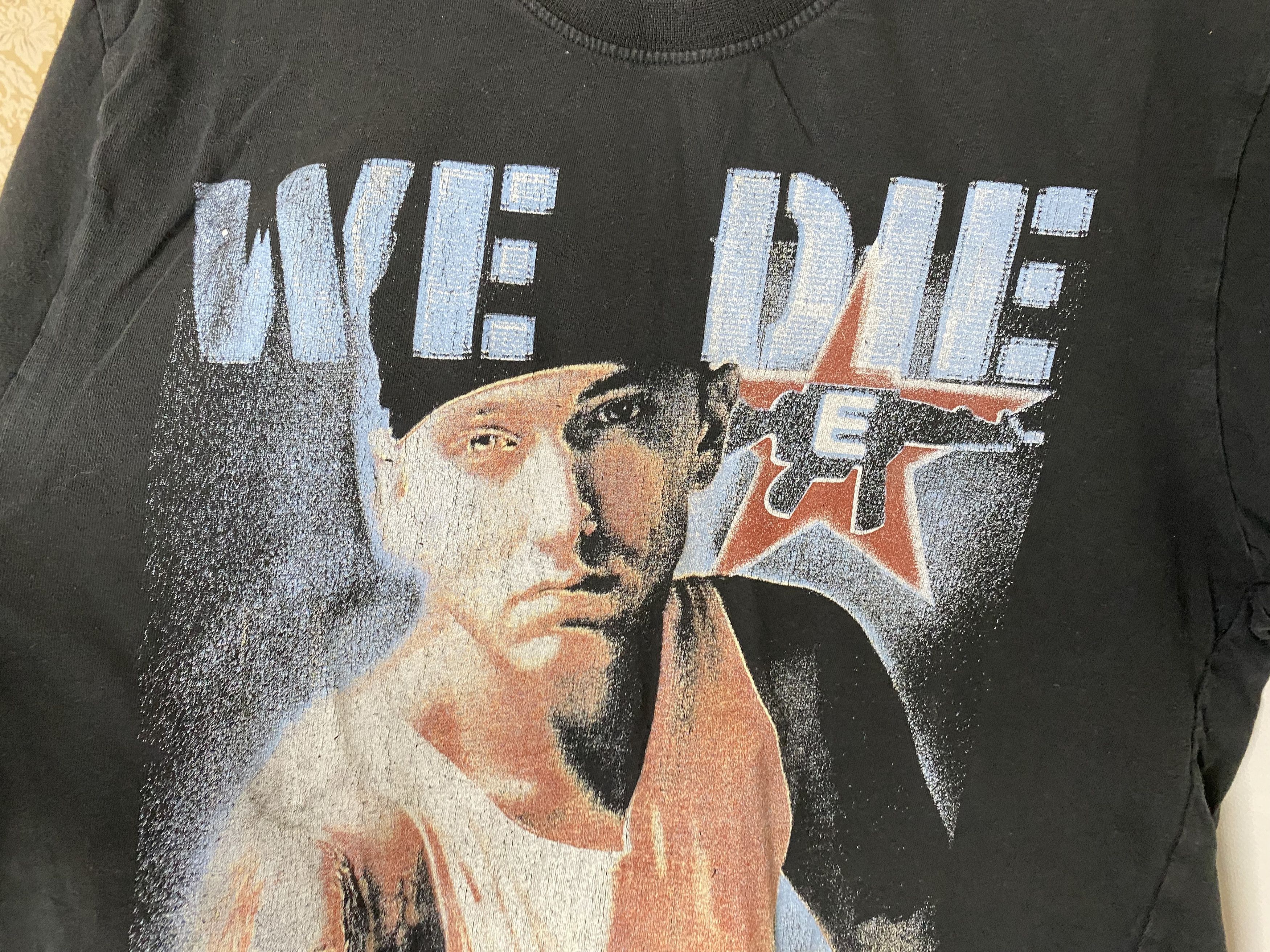 Eminem × Rap Tees × Vintage VINTAGE EMINEM WE DIE ALONE RAP TEE T SHIRT RARE SIZE L Size US L / EU 52-54 / 3 - 4 Thumbnail