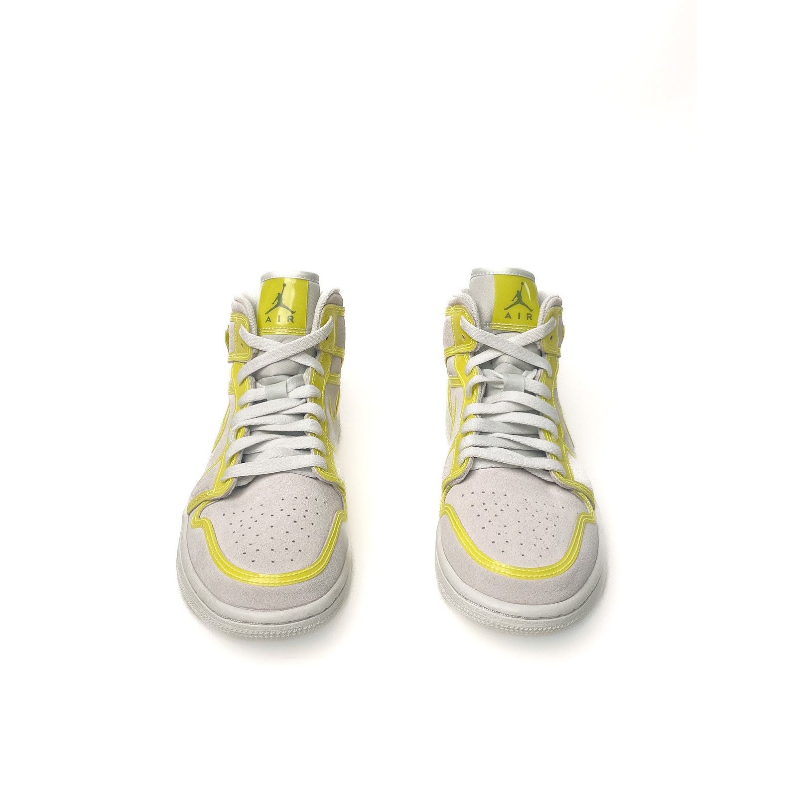 Nike White/Yellow Laser Sneakers Size US 9.5 / IT 39.5 - 2 Thumbnail