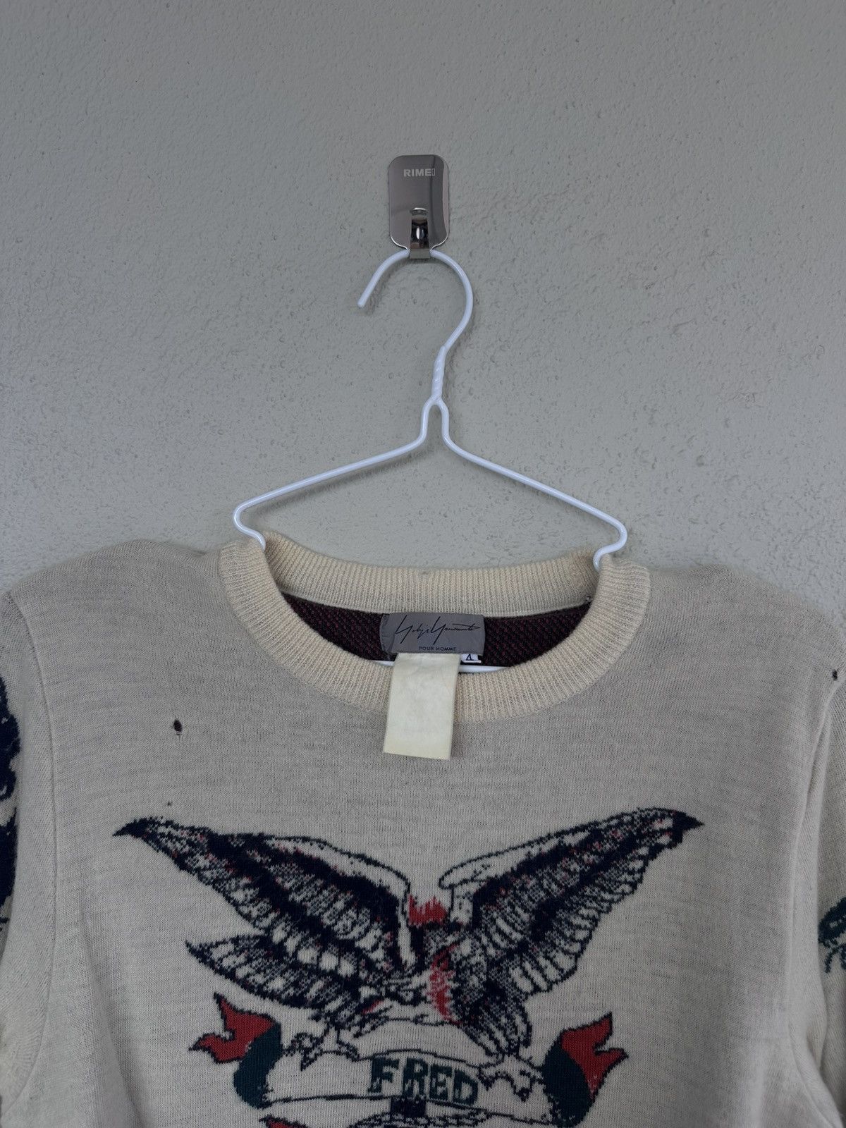 Yohji Yamamoto AW2003 Yohji Yamamoto Tattoo Sweater Size US S / EU 44-46 / 1 - 3 Thumbnail