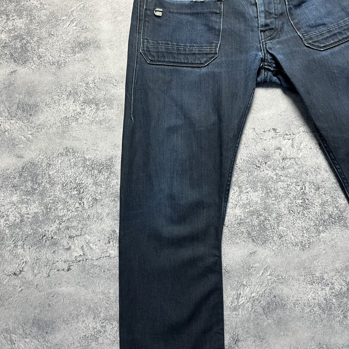 G-Star Vintage G-Star RAW Blue Denim Jeans Streetwear Y2K Designer Size US 31 - 3 Thumbnail