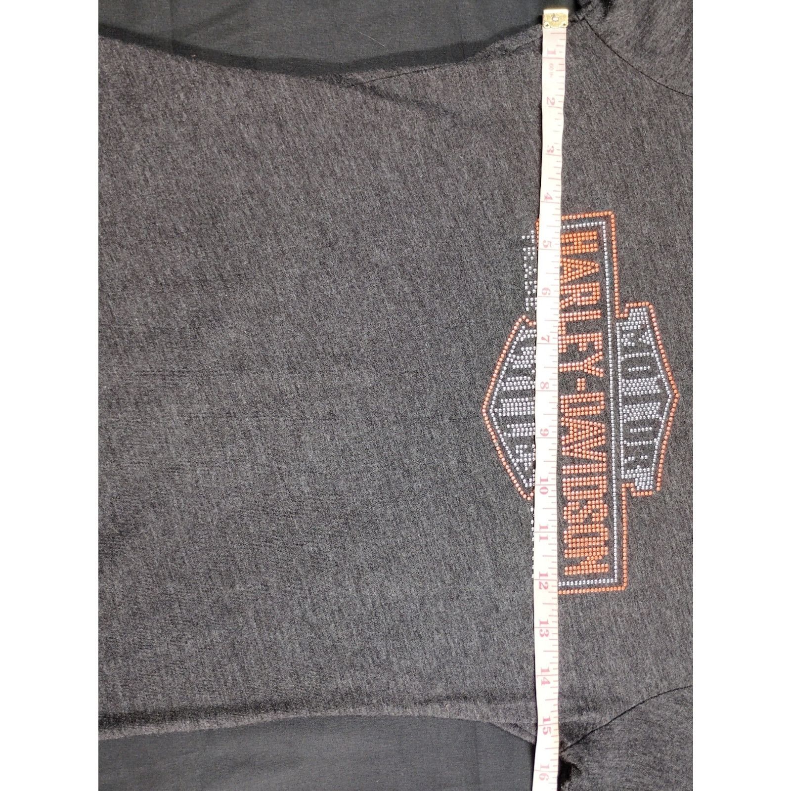 Harley Davidson Harley-Davidson Gray Tee with Subtle Orange Logo Size S / US 4 / IT 40 - 4 Thumbnail
