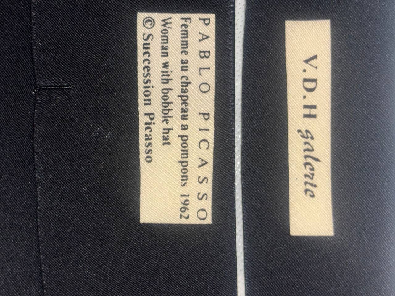 Vintage Vintage Pablo Picasso silk tie, black, pure silk, rare Size ONE SIZE - 7 Thumbnail
