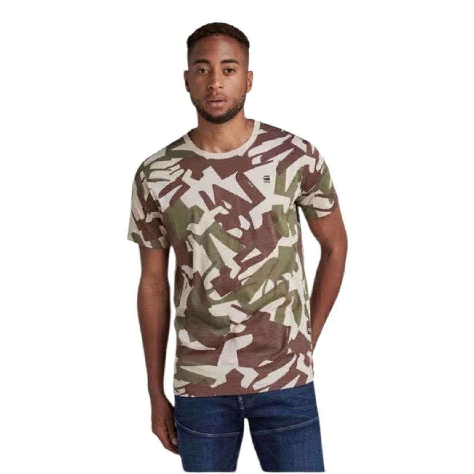 G-Star G-Star Raw Camouflage T-Shirt Men’s Logo Short Sleeve XL Size US XL / EU 56 / 4 - 1 Thumbnail