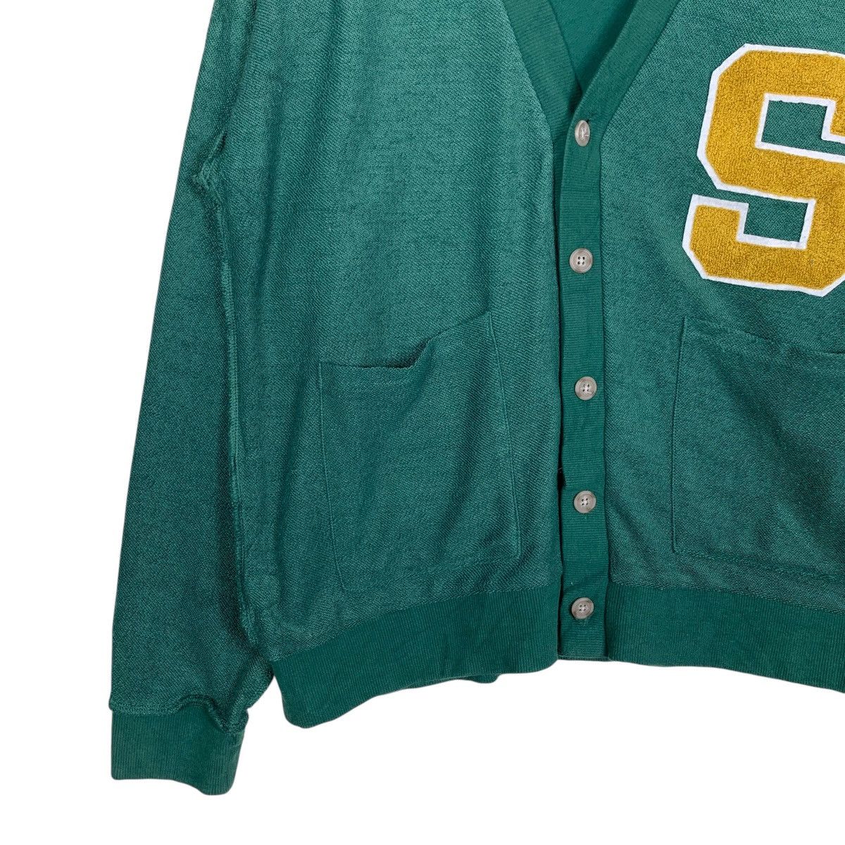 Japanese Brand SPINNS Capital S Green Light Cardigan #1454-C66 Size US M / EU 48-50 / 2 - 3 Thumbnail