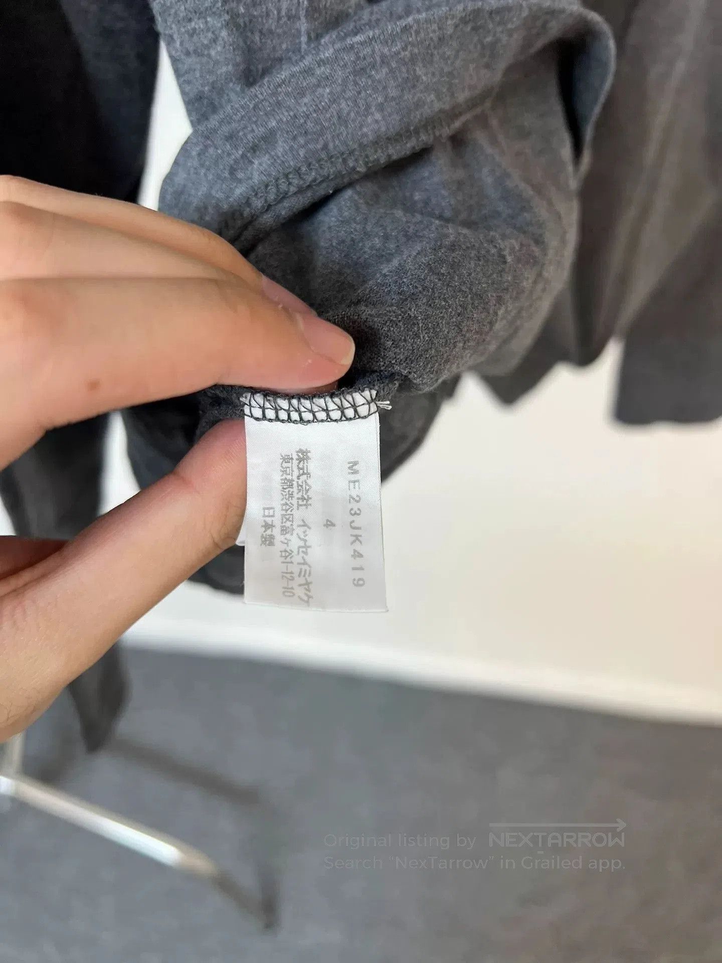 Issey Miyake Issey Miyake Man Embroidered Long T-Shirt. Size US L / EU 52-54 / 3 - 5 Thumbnail