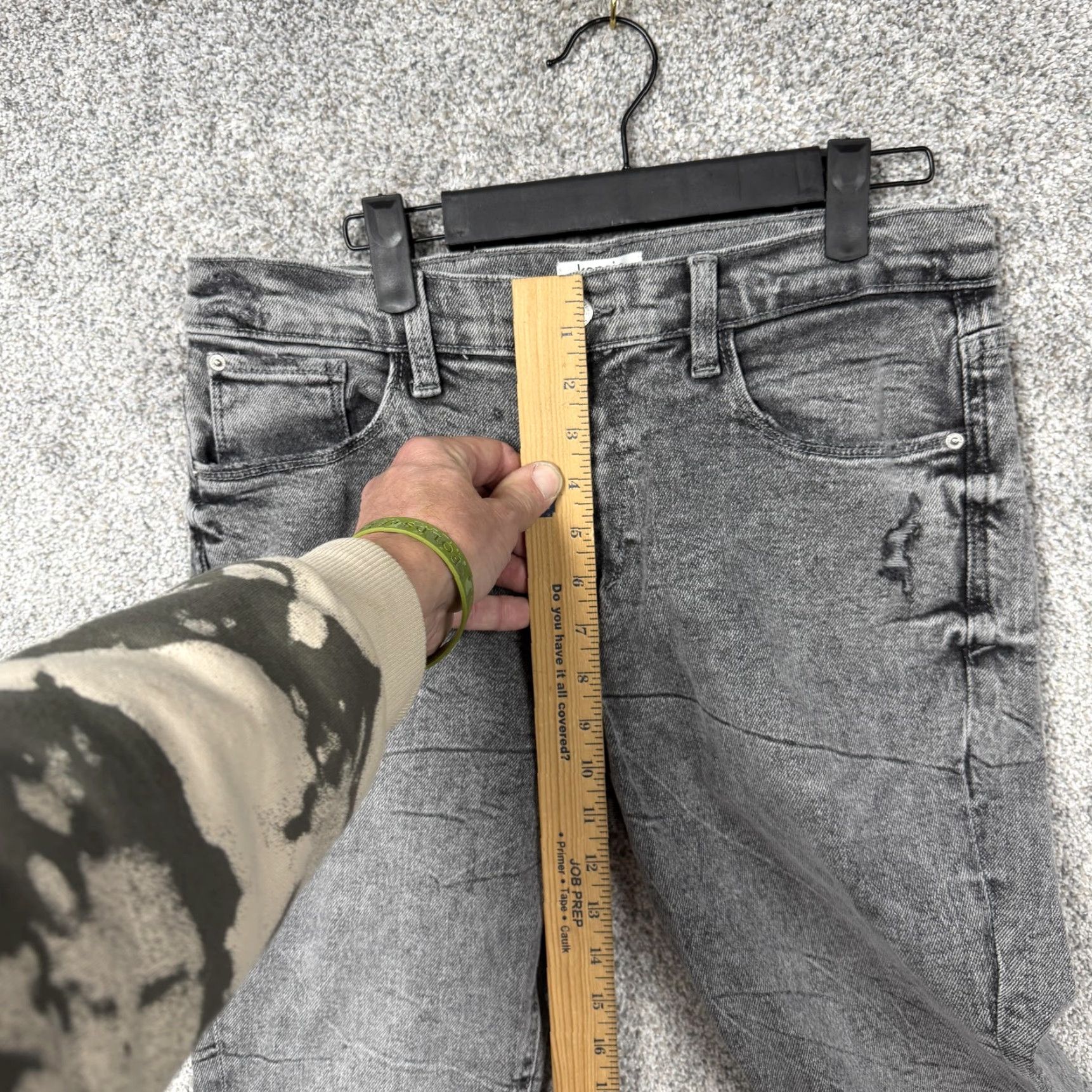 Vintage Kensie The Kelsey Jeans Womens 10/30 Gray High Rise Skinny Denim Edgy Streetwear Size 32" / US 10 / IT 46 - 5 Thumbnail