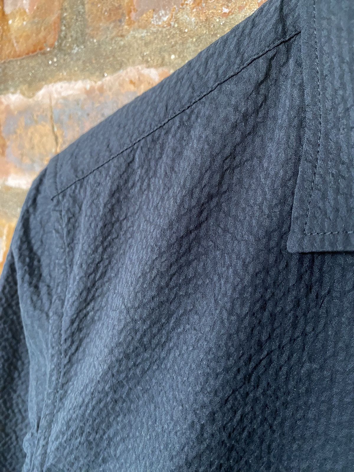 Tornado Mart Y2k Tornado Mart Black Wrinkle 3/4 sleeve polyester shirt Size US S / EU 44-46 / 1 - 6 Thumbnail