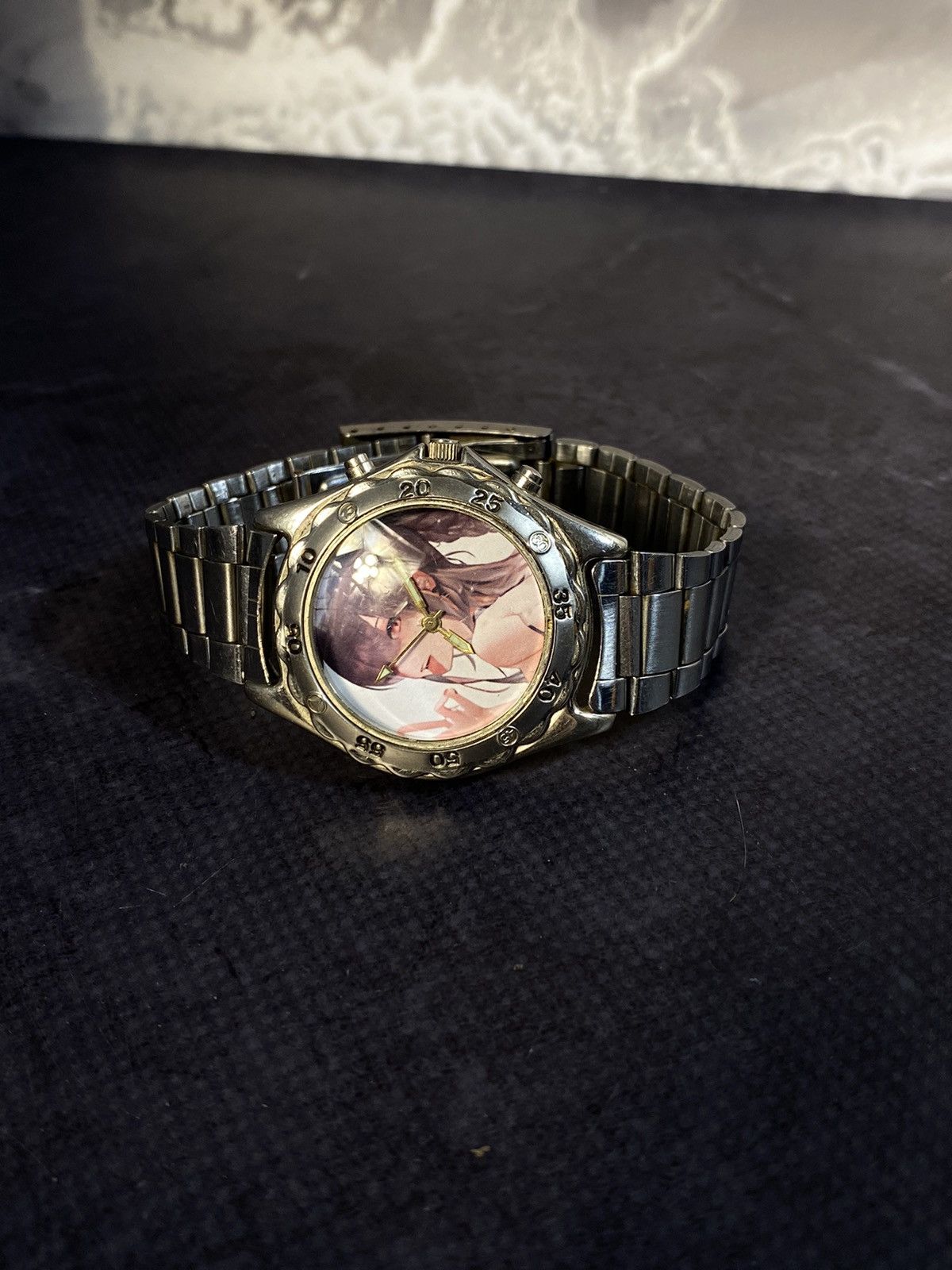 Japanese Brand Ahegao Anime Tyan Watch with Metal Bracelet Size ONE SIZE - 5 Thumbnail