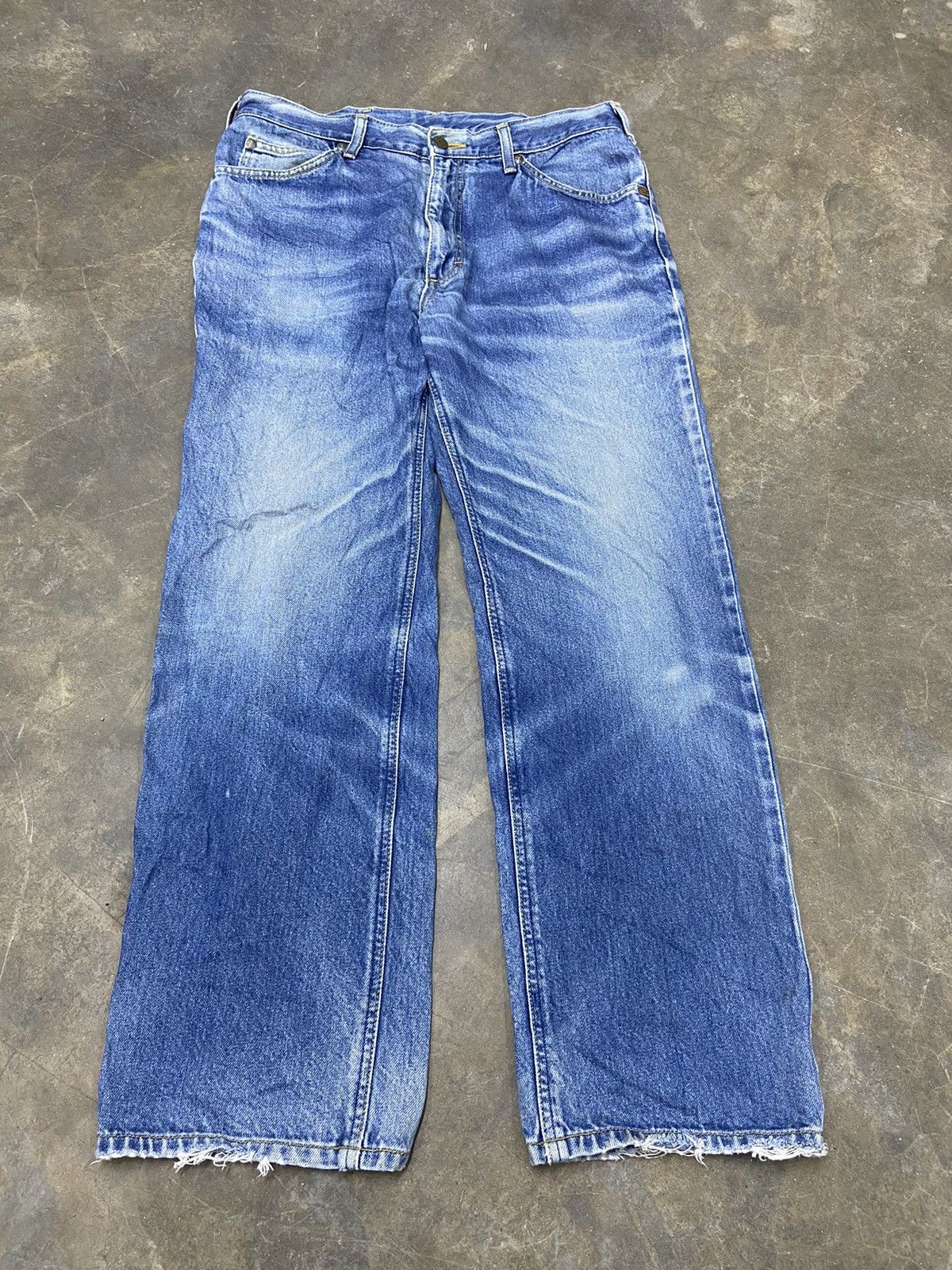 Lee 🔥 Vintage LEE jeans faded blue street fashion distressed Size US 32 / EU 48 - 1 Thumbnail