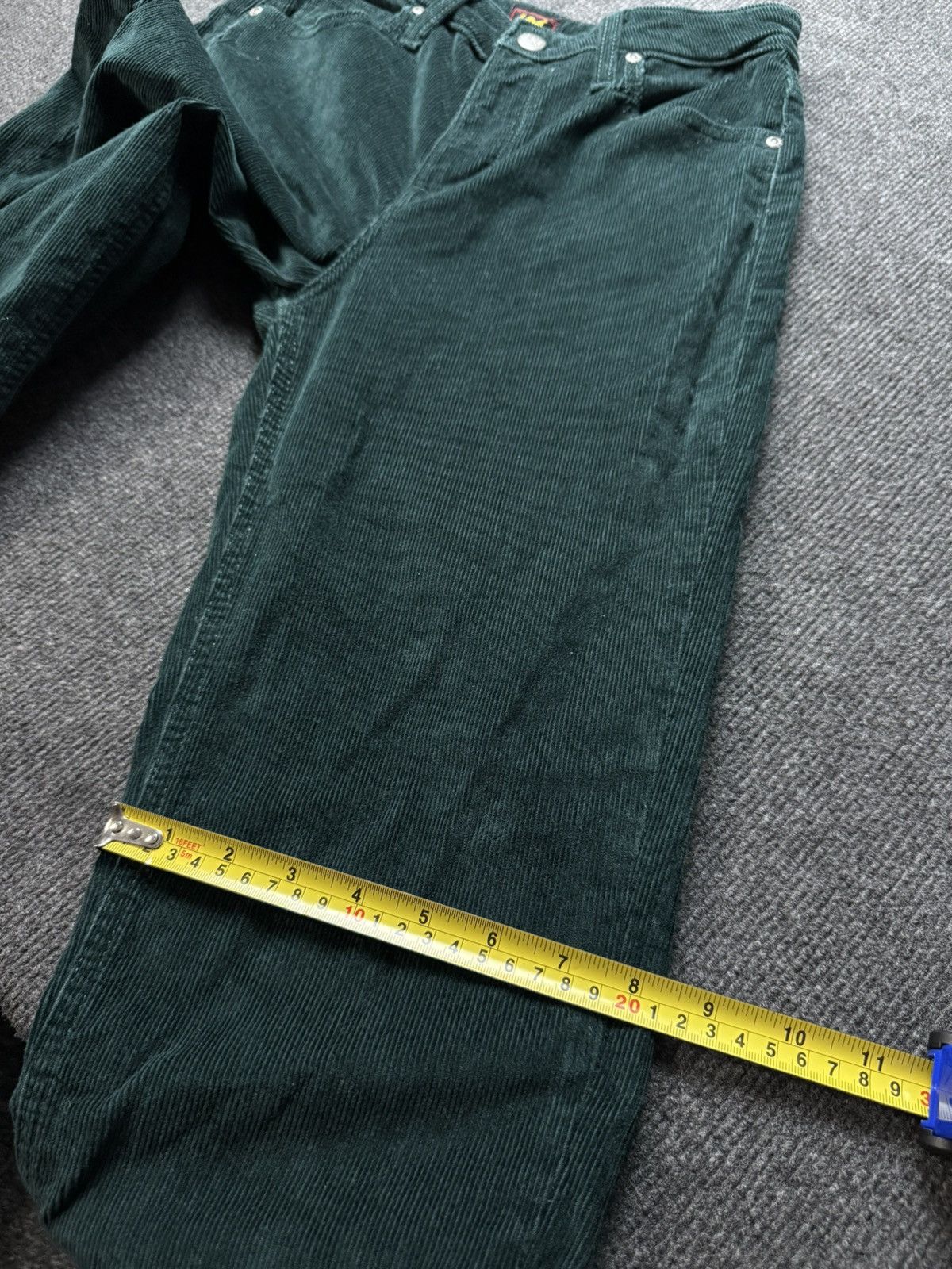 Lee 00s Lee CAROL Corduroy Pants Green Straight Y2K Women W27 Size 27" / US 4 / IT 40 - 20 Thumbnail