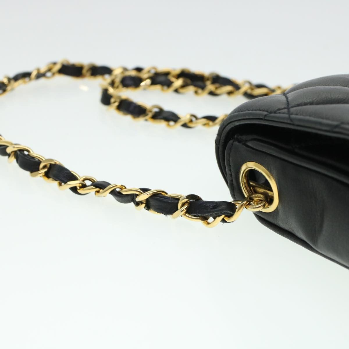 Chanel CHANEL Matelasse Turn Lock Chain Shoulder Bag Lamb Skin Size ONE SIZE - 15 Thumbnail