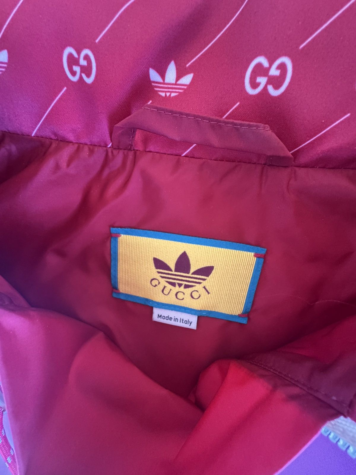 Adidas × Gucci Gucci x Adidas nylon jacket Size US XL / EU 56 / 4 - 4 Thumbnail