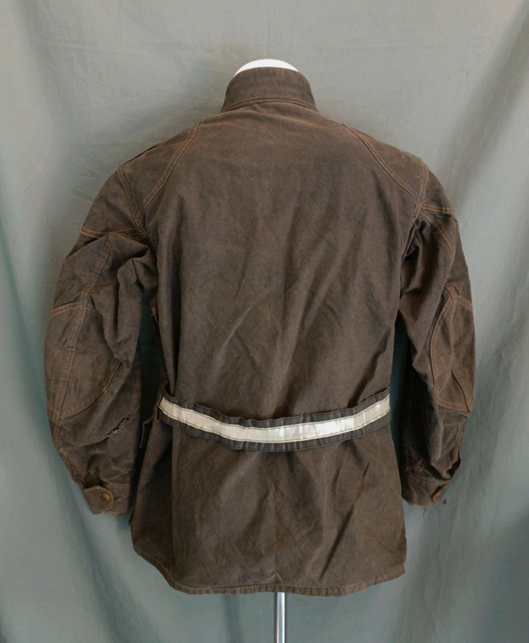 Belstaff Vtg 70s BELSTAFF Trialmaster Black Waxed Belted Motor Jacket Size US L / EU 52-54 / 3 - 9 Thumbnail