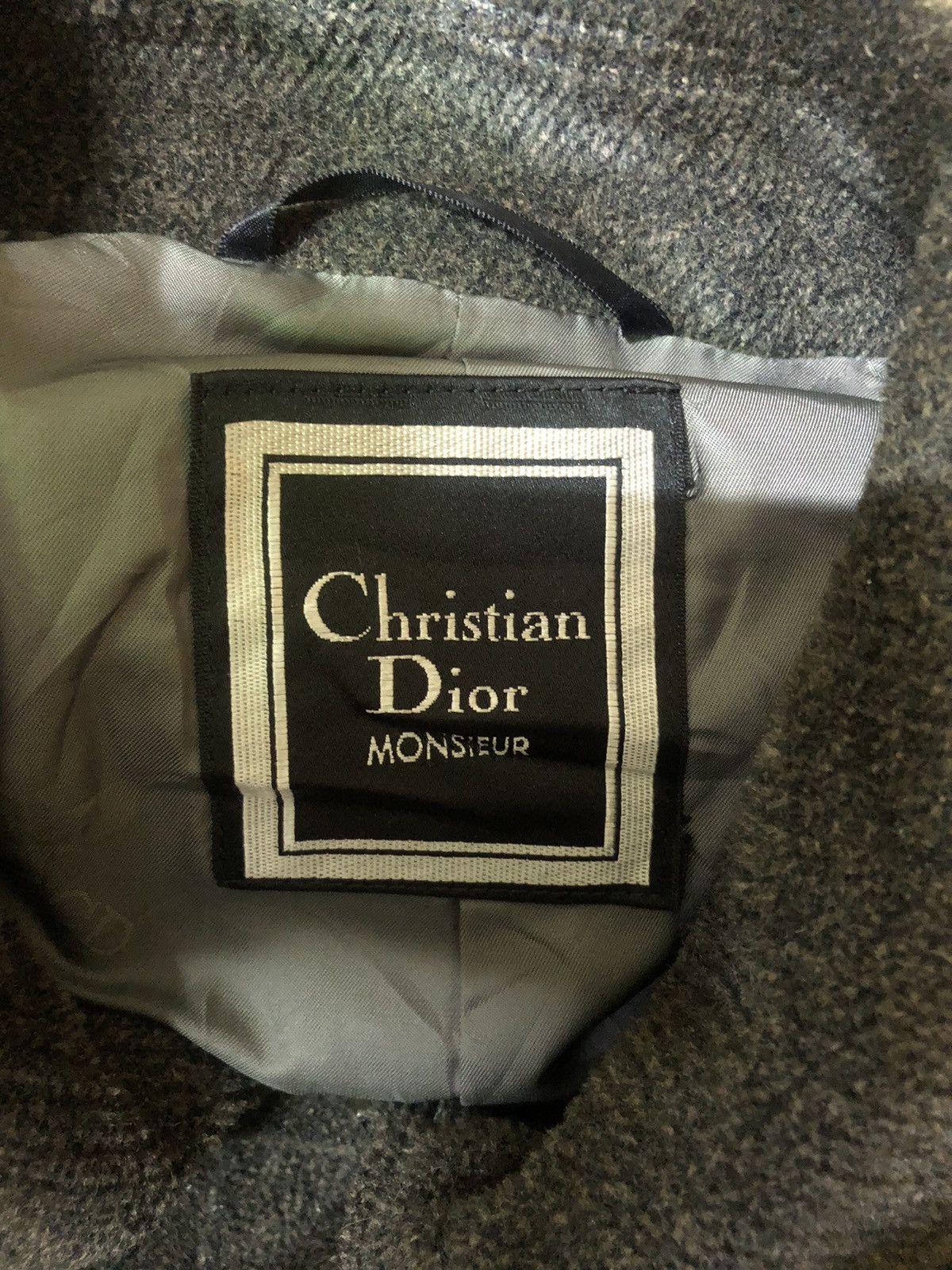 Christian Dior Monsieur Vintage Christian Dior Wool Coat Size US L / EU 52-54 / 3 - 3 Thumbnail