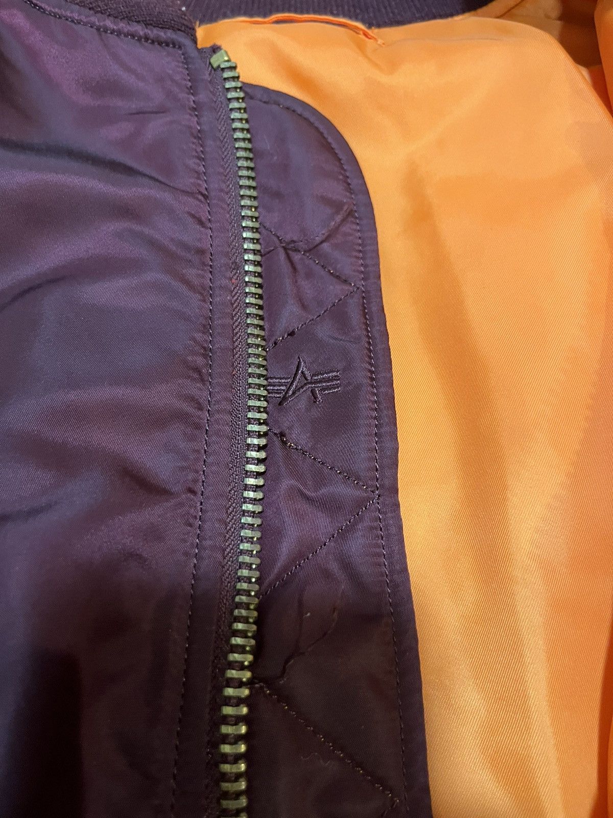 Alpha Industries Vintage Alpha Industries bomber Size US XL / EU 56 / 4 - 3 Thumbnail
