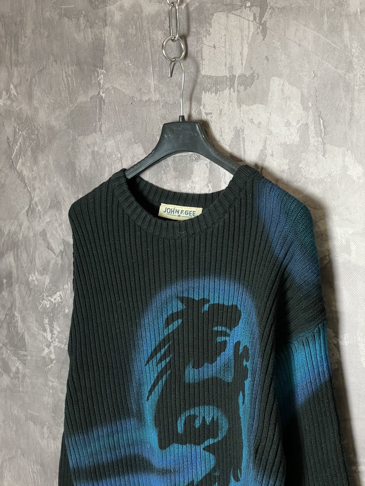 Japanese Brand × Vintage Vintage Japanese Archival Big Knit Sweater Y2K M Size US M / EU 48-50 / 2 - 7 Thumbnail