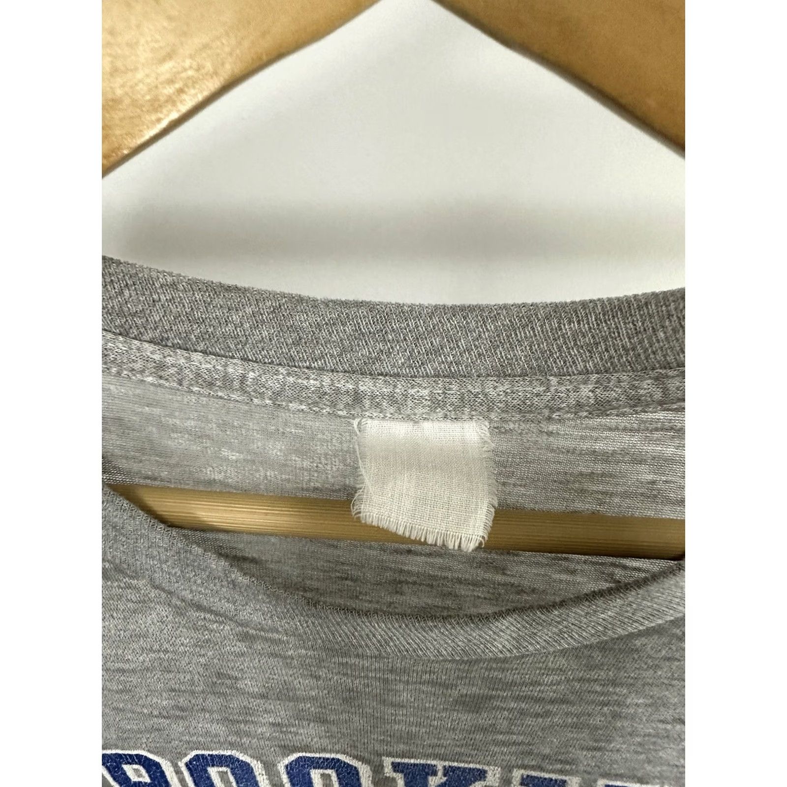 MLB VTG 80s Brooklyn Dodgers MLB Super Paper Thin Burnout Worn Gray T-Shirt Size M Size US M / EU 48-50 / 2 - 3 Thumbnail