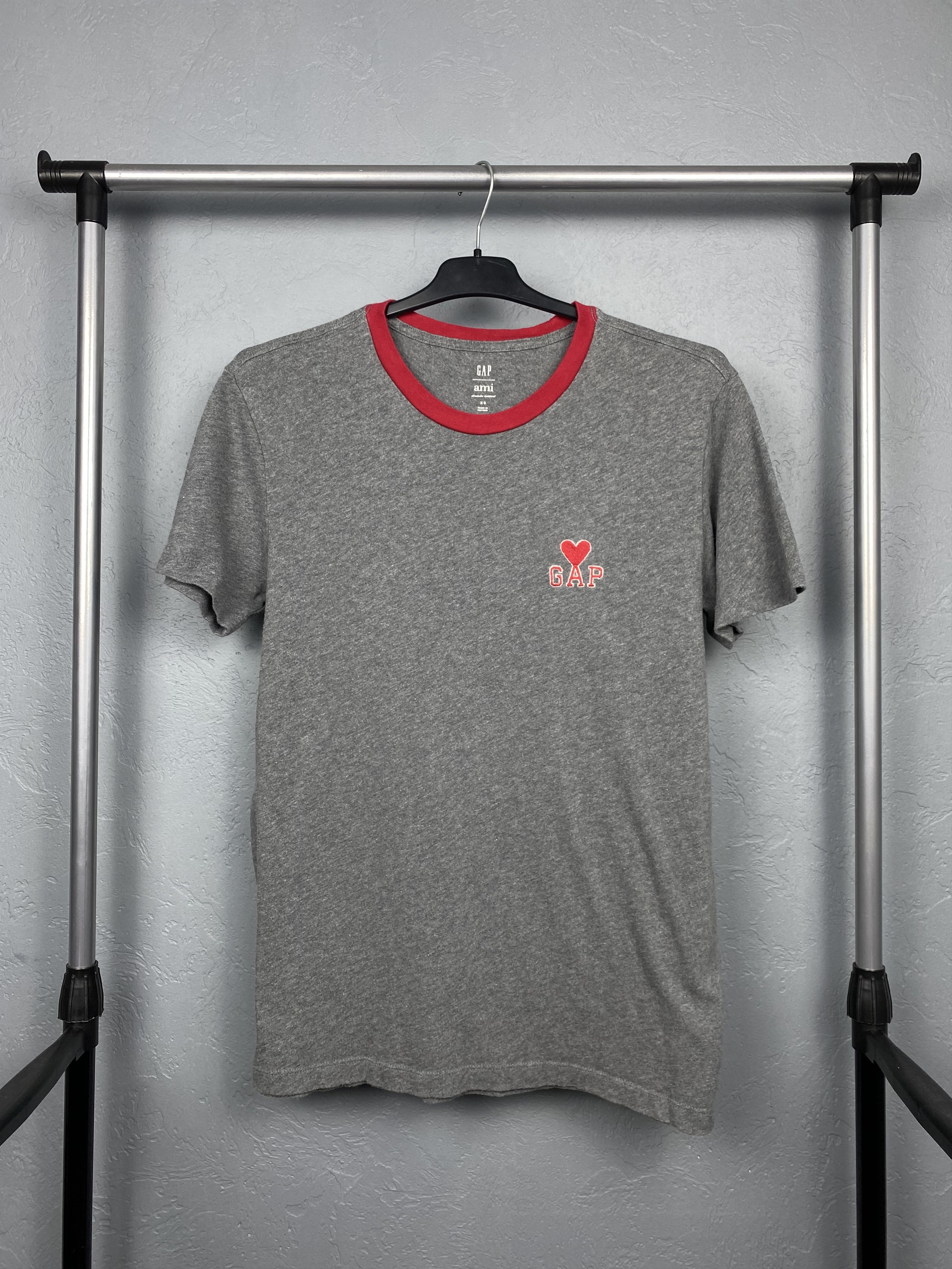 AMI Gap x AMI Alexandre Mattiussi Mens T-Shirt Tee Y2K Size US XS / EU 42 / 0 - 1 Thumbnail