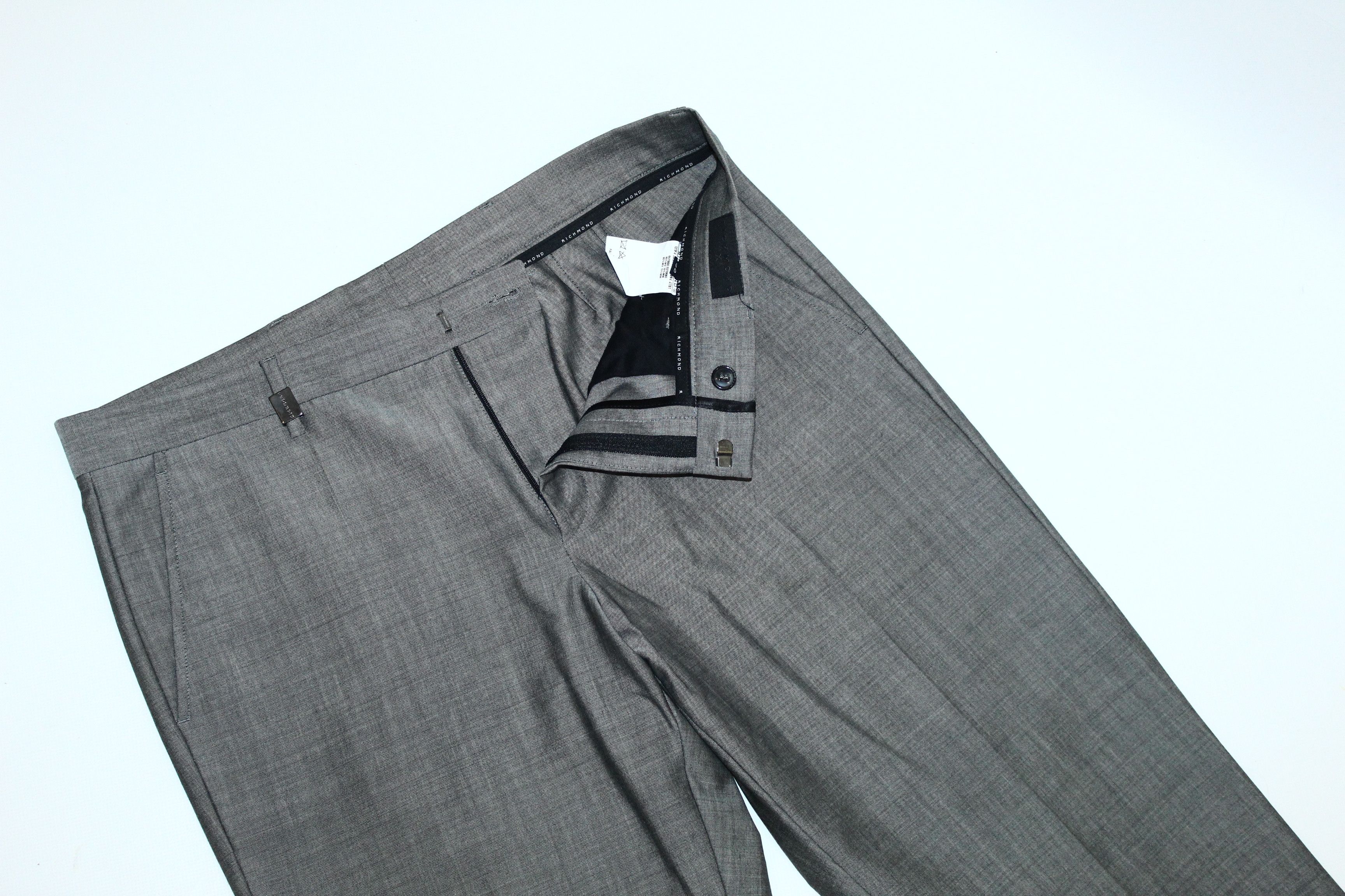 John Richmond John Richmond X Slim Fit Bespoke Virgin Wool Casual Trousers Size US 34 / EU 50 - 3 Thumbnail