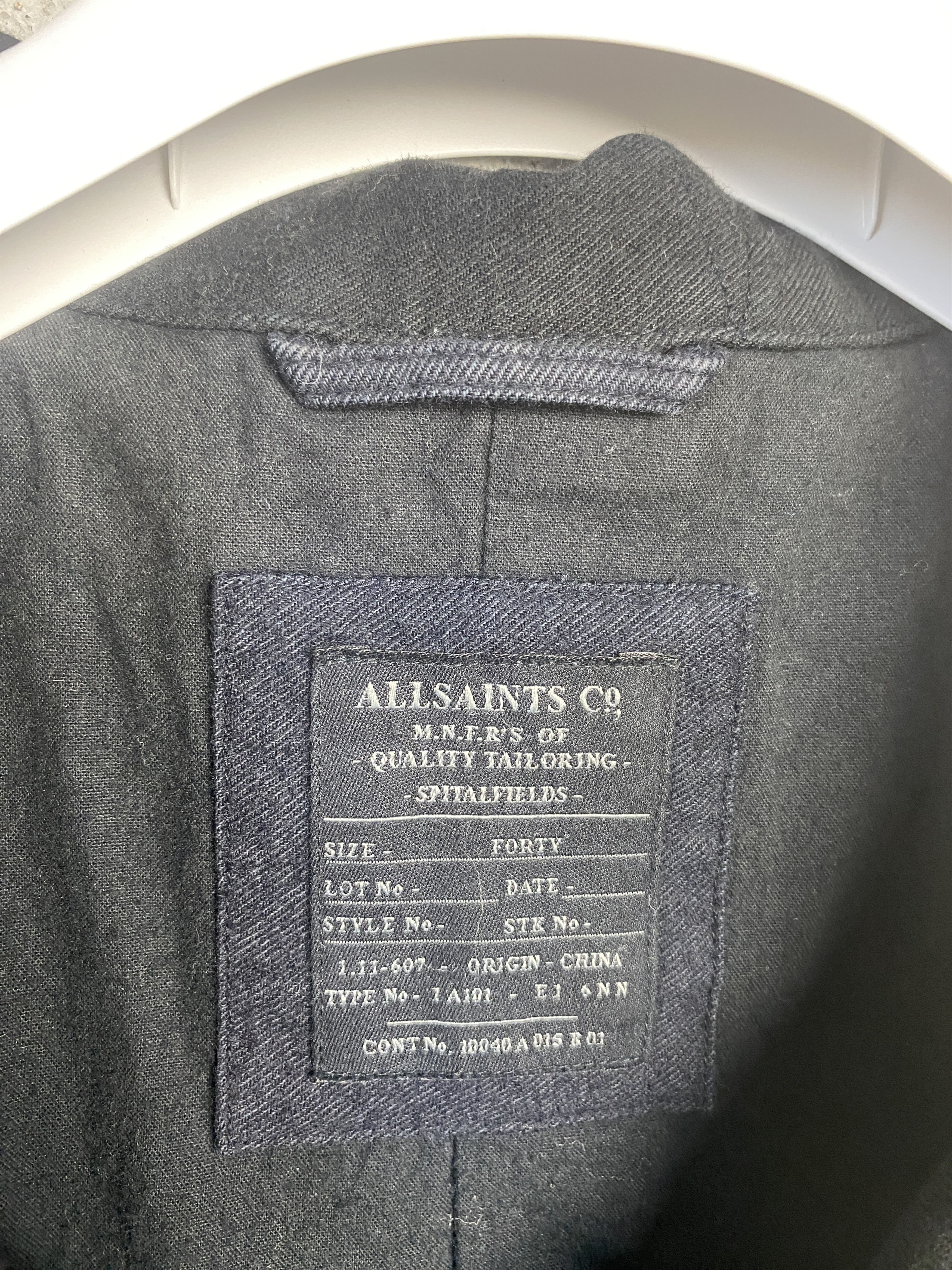 Allsaints Allsaints Damask Pea Coat wool short jacket Size M / US 6-8 / IT 42-44 - 3 Thumbnail