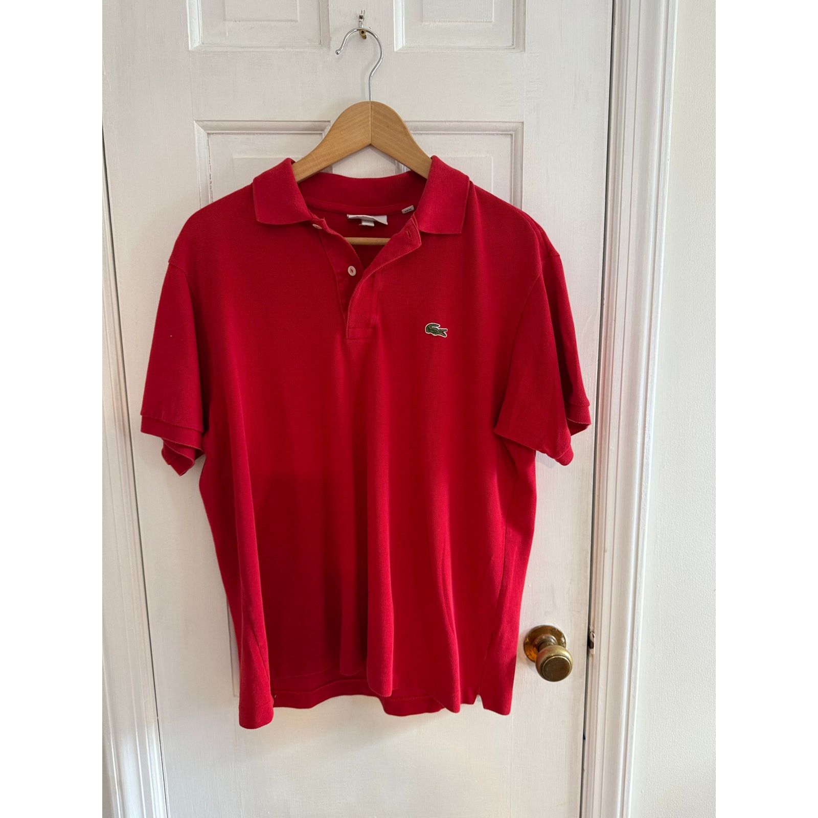 Lacoste Classic Fit Red Lacoste Polo Size Small Size US S / EU 44-46 / 1 - 1 Thumbnail