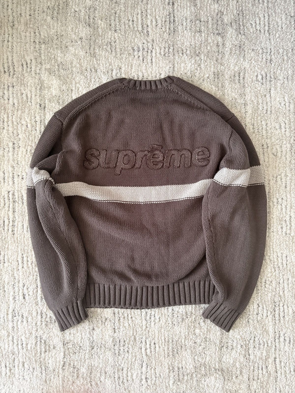 Supreme Supreme SS24 Confetti Cardigan Brown | Grailed