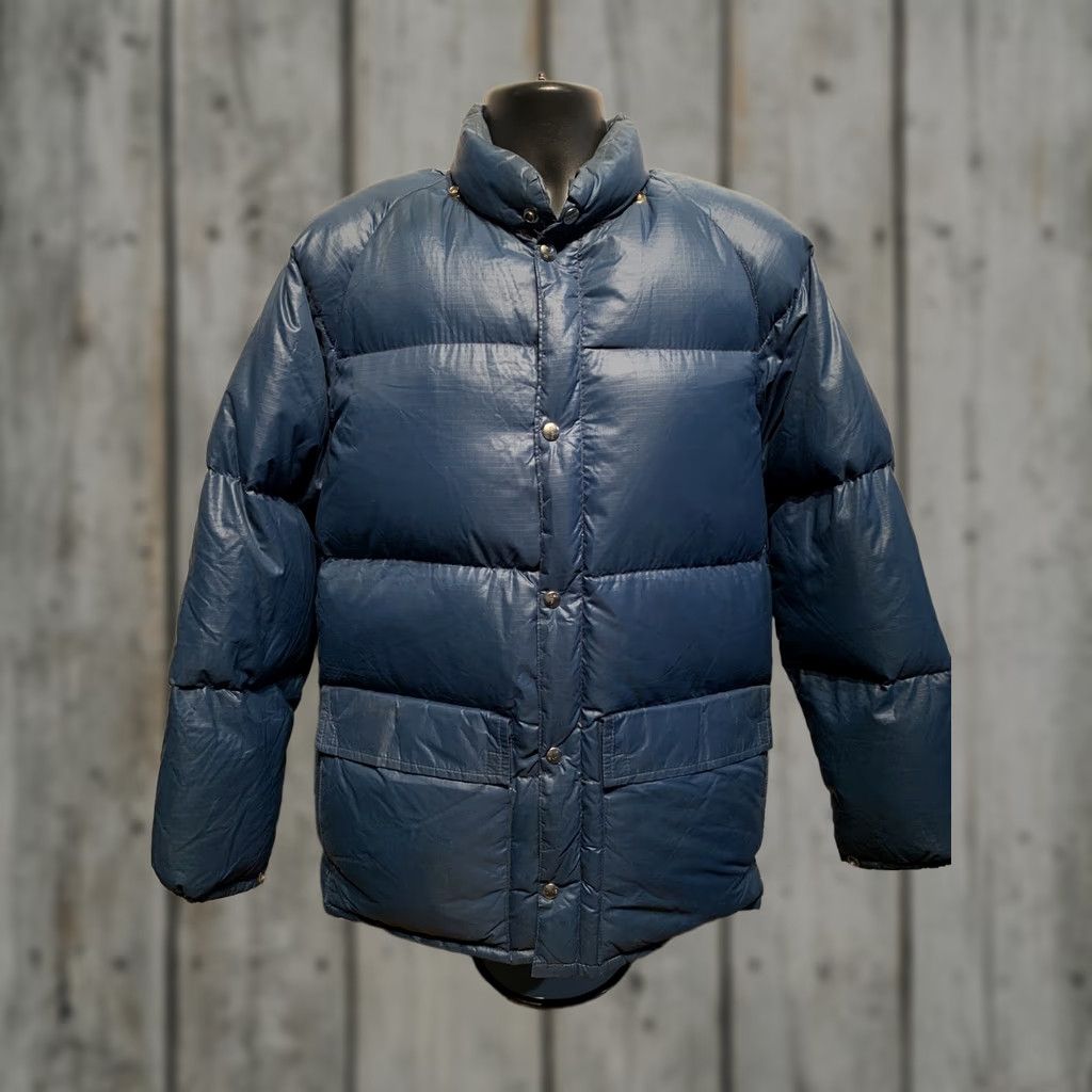 Vintage Vintage Squier Canadian Trail Goose Down Puffer Jacket Blue 70s Mens Large Coat Size US L / EU 52-54 / 3 - 1 Thumbnail