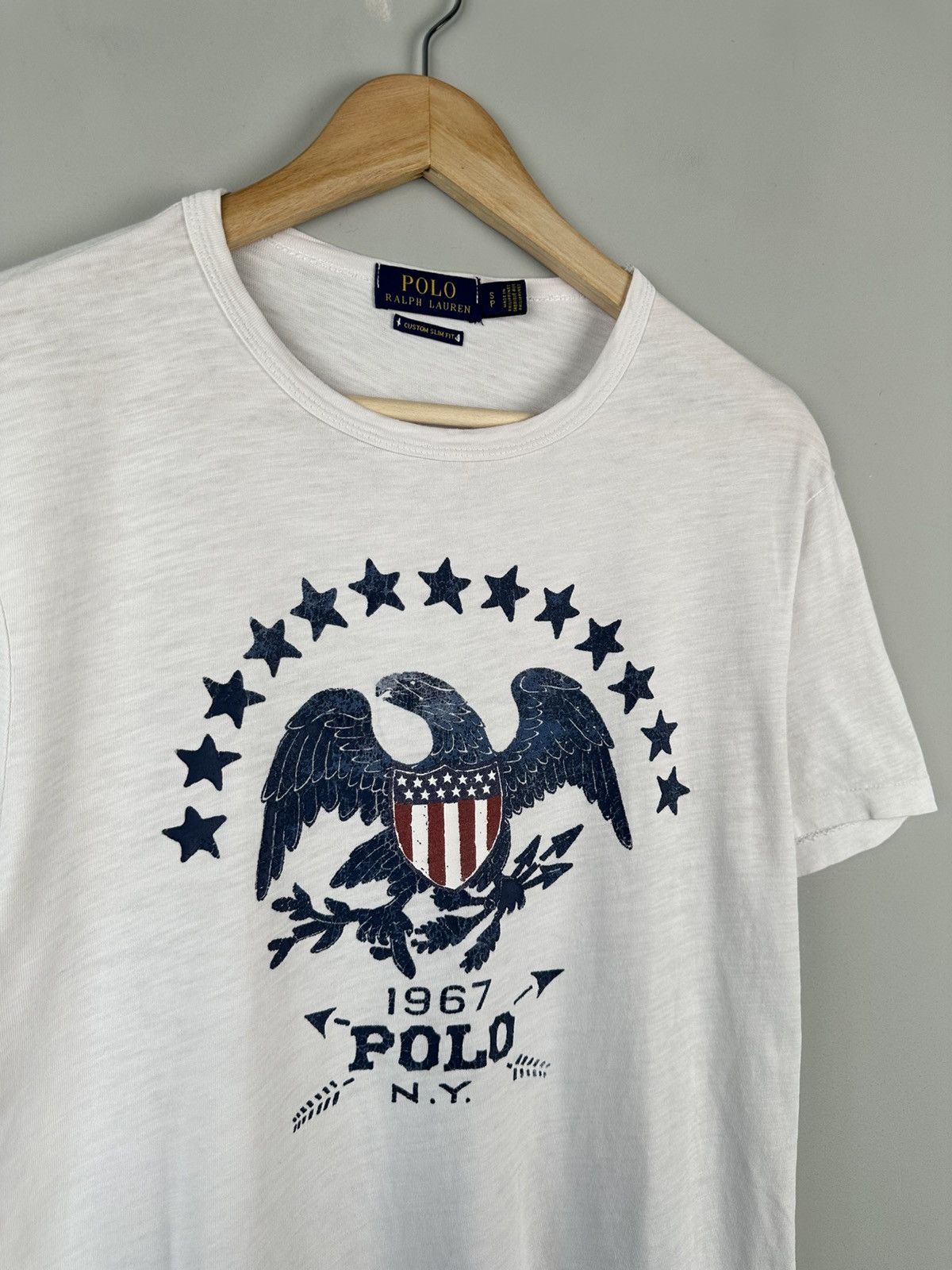 Polo Ralph Lauren Polo Ralph Eagle Box Logo Tee Size US S / EU 44-46 / 1 - 4 Thumbnail