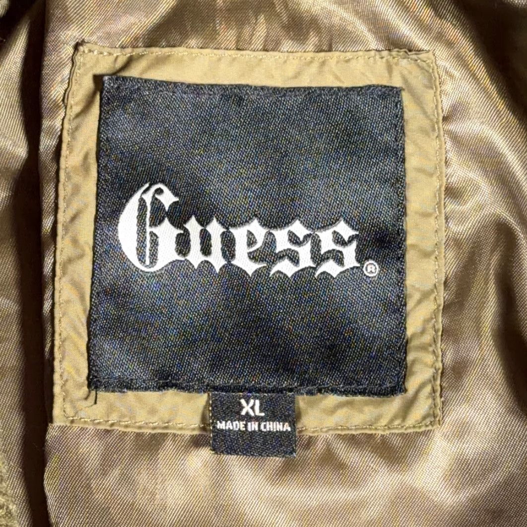 Guess Guess Jacket Adult XL Green Quilted Nylon Military Army Size US XL / EU 56 / 4 - 4 Thumbnail