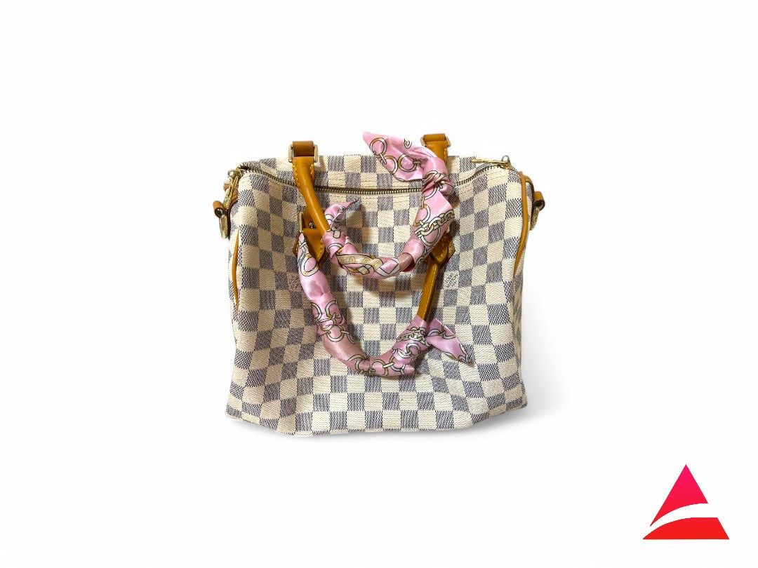 Louis Vuitton Louis Vuitton - Check Print Speedy 30 Handbag Boston Size ONE SIZE - 1 Thumbnail