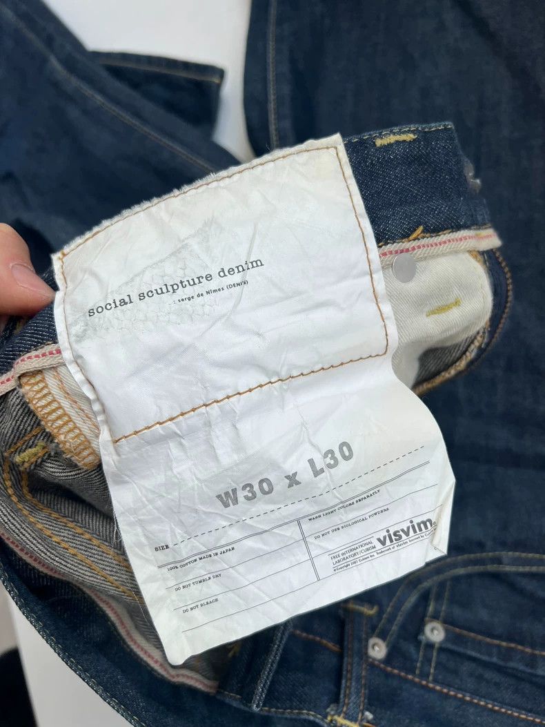 Visvim visvim size W30L30 social sculpture denim unwashed jeans 2 Size US 30 / EU 46 - 6 Thumbnail