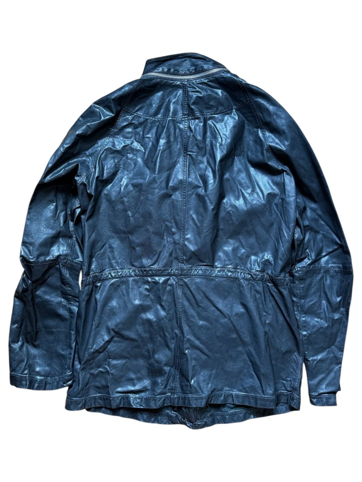Marni Glossy Leather Oiler Biker Jacket Size US L / EU 52-54 / 3 - 2 Thumbnail