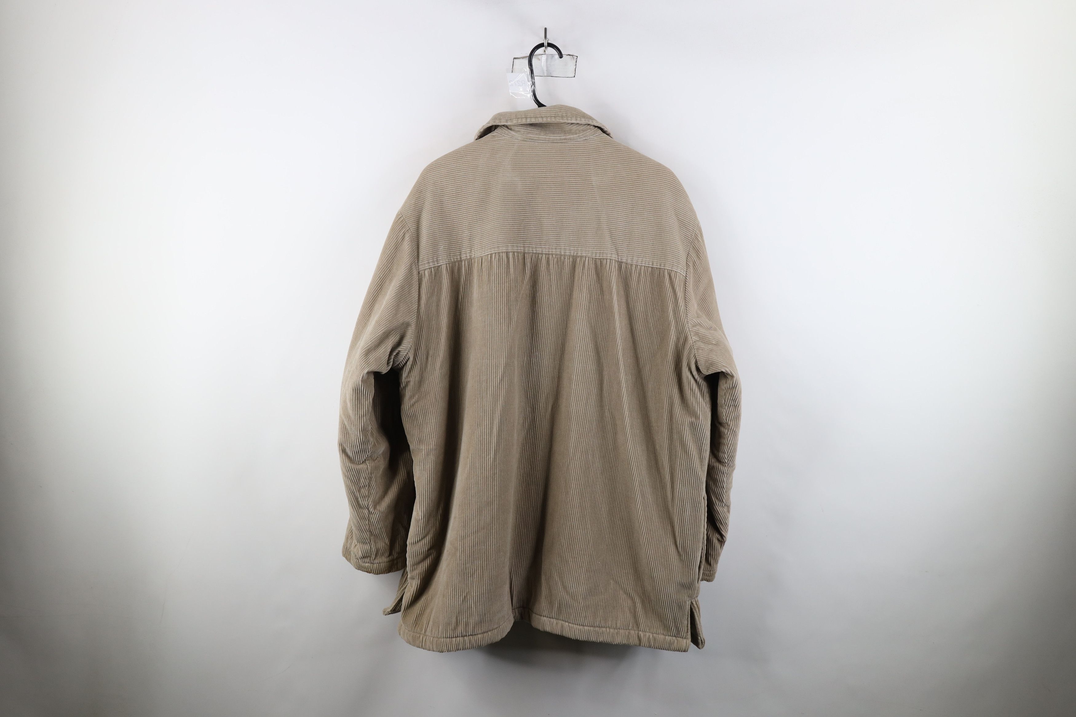 Vintage Vintage 90s Streetwear Lined Corduroy Shirt Jacket Jac Shirt Size US XXL / EU 58 / 5 - 14 Thumbnail