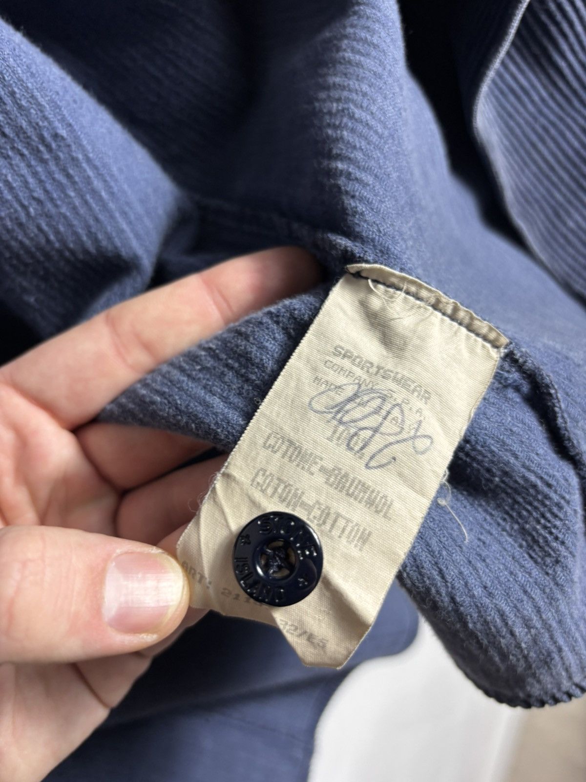 Stone Island Vintage Stone Island Jumbo Corduroy Overshirt Size US XXL / EU 58 / 5 - 15 Thumbnail