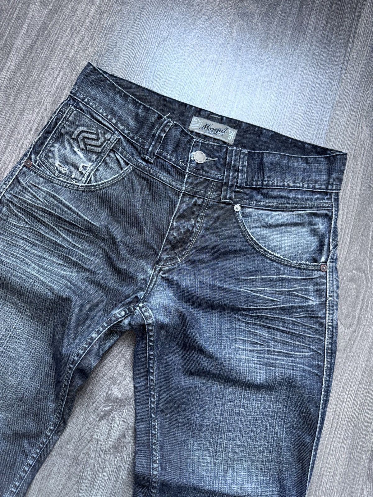 Japanese Brand × Vintage Y2K Vintage Japanese Brand Mogul 094 Washed Avantgarde Pants Size US 31 - 3 Thumbnail