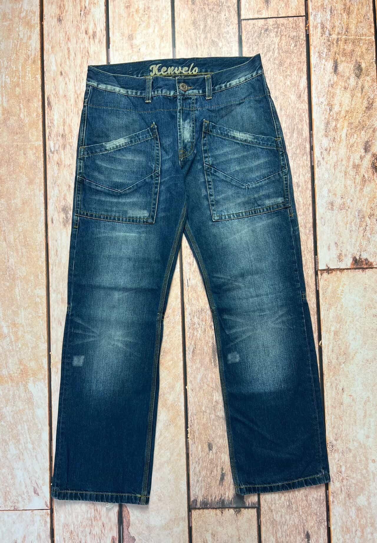 Other Kenvelo vintage avant garde distressed jeans Size US 34 / EU 50 - 2 Thumbnail