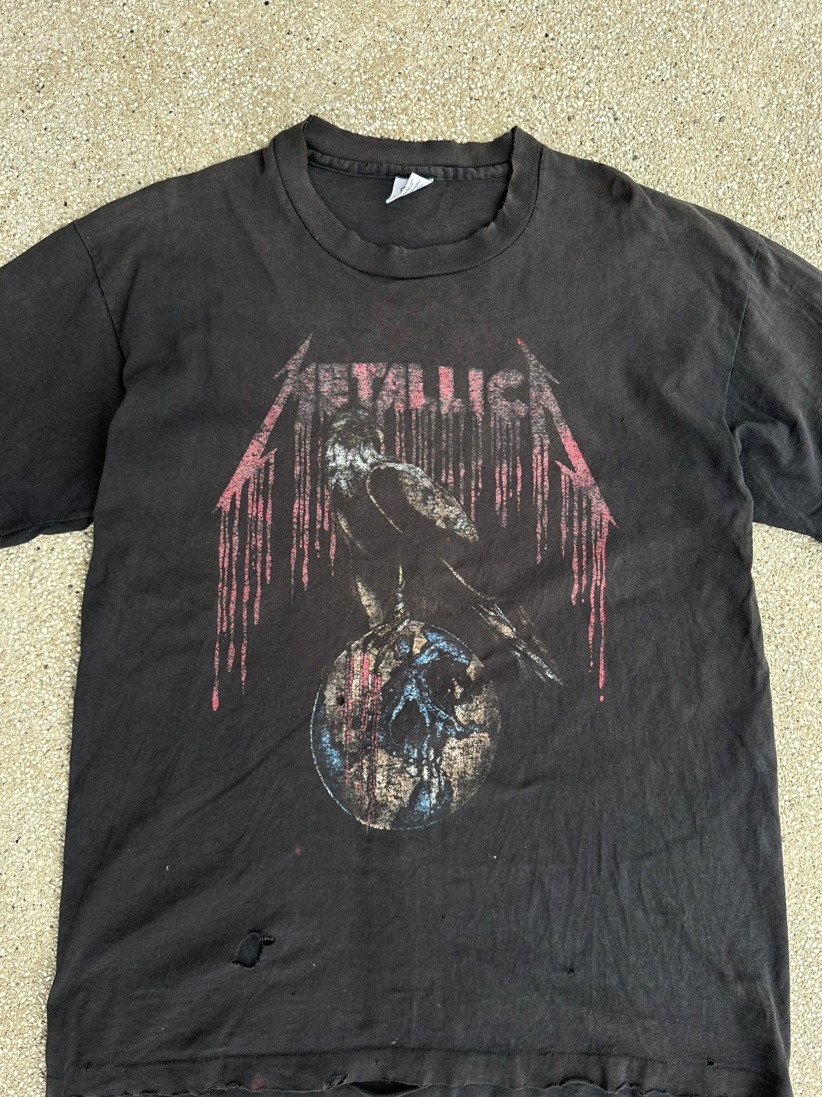 Band Tees Vintage Metallica Pushead U.S tour 1994 Size US XL / EU 56 / 4 - 2 Thumbnail