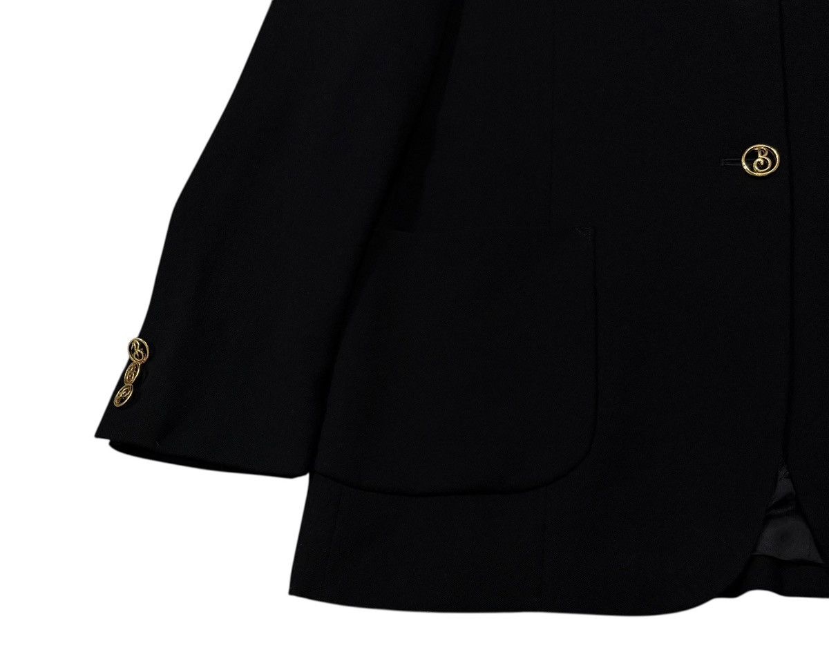 Burberry Vintage Burberry England Gold Buttons Casual Wool Jacket Size M / US 6-8 / IT 42-44 - 4 Thumbnail