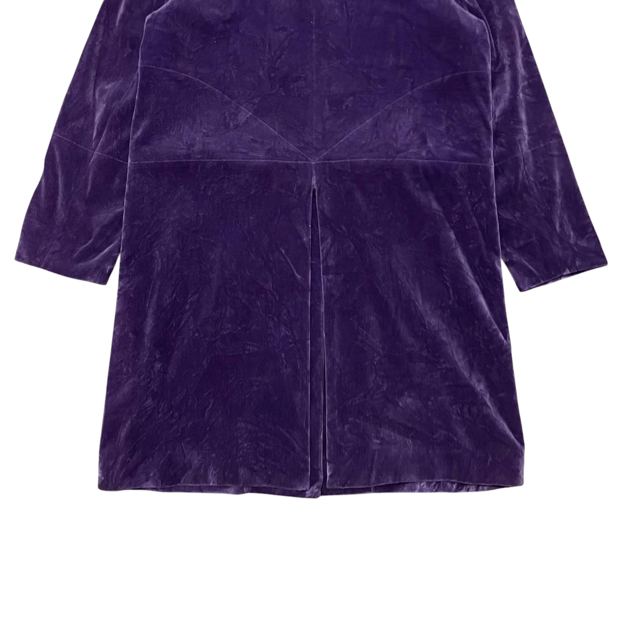 Karl Lagerfeld Karl Lagerfeld Velvet Long Coat Purple Size US S / EU 44-46 / 1 - 12 Thumbnail