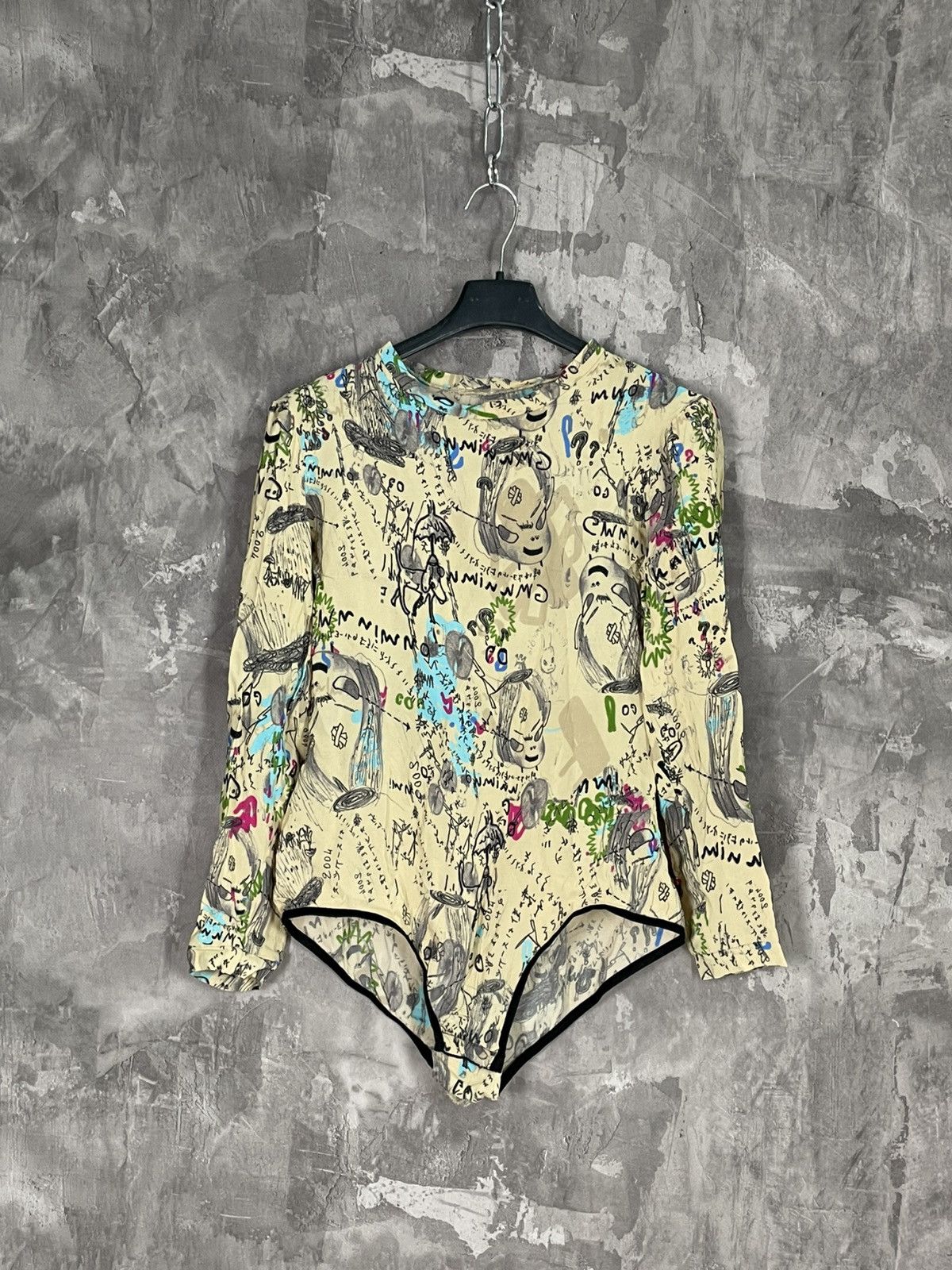 Vintage Vintage Coloured Mesh JPG Style Y2K Bodysuit Size M / US 6-8 / IT 42-44 - 1 Thumbnail