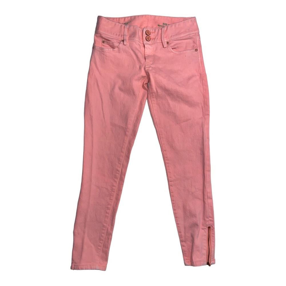 Designer Lilly Pulitzer l Worth Skinny Mini Zip Jeans Size 00 Size 24" / US 00 / IT 34 - 4 Thumbnail