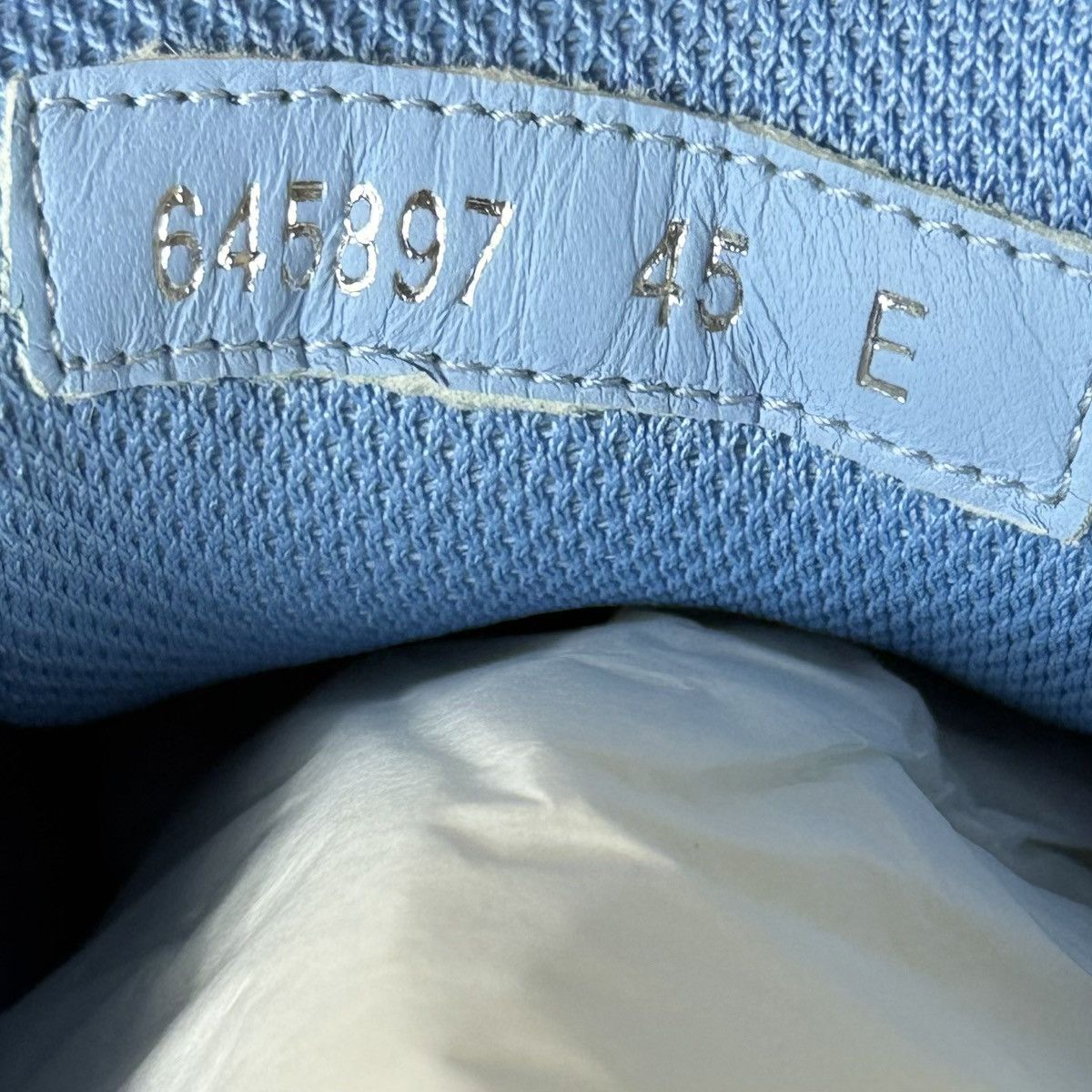 Alexander McQueen Alexander McQueen Oversized Sneaker Suede Powder Blue Size US 12 / EU 45 - 7 Thumbnail