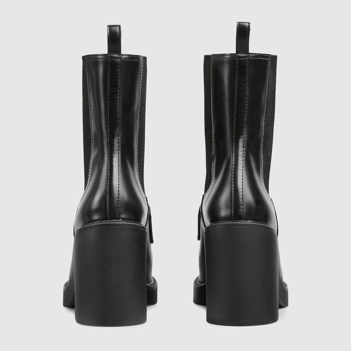 Gucci oc11z1025 Horsebit Ankle Boots in Black Size US 10 / IT 40 - 5 Thumbnail