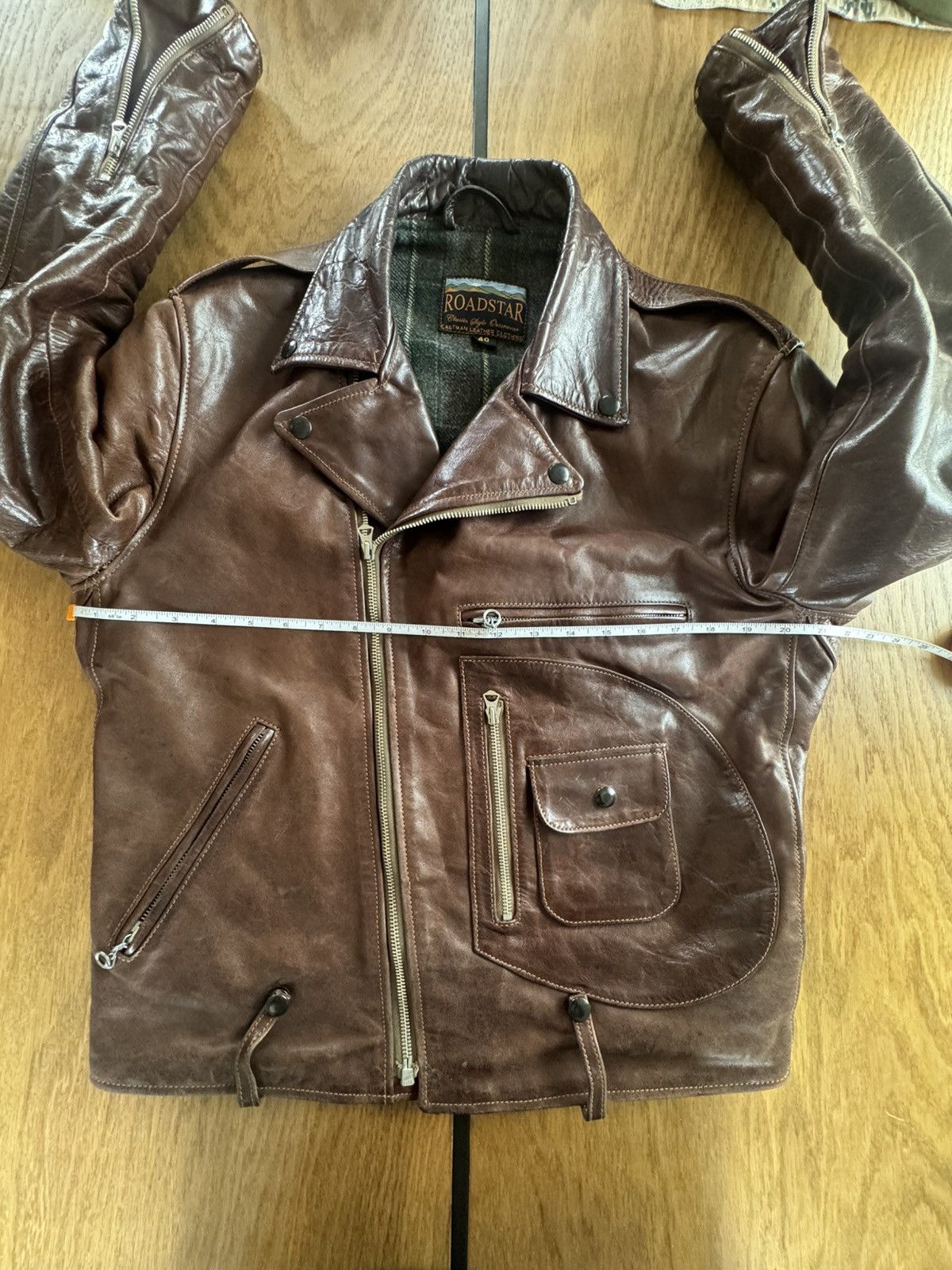 Eastman Leather Clothing Eastman Roadstar in Walnut sz 40 Size US M / EU 48-50 / 2 - 4 Thumbnail