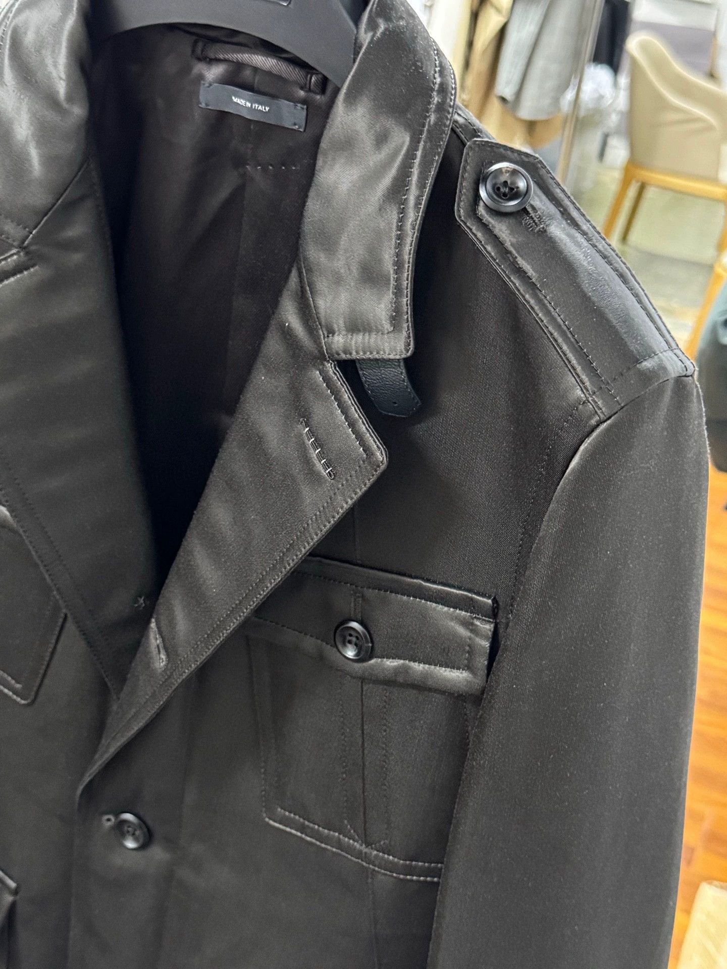 Tom Ford tom ford men's brown jacket with pockets Size US M / EU 48-50 / 2 - 3 Thumbnail