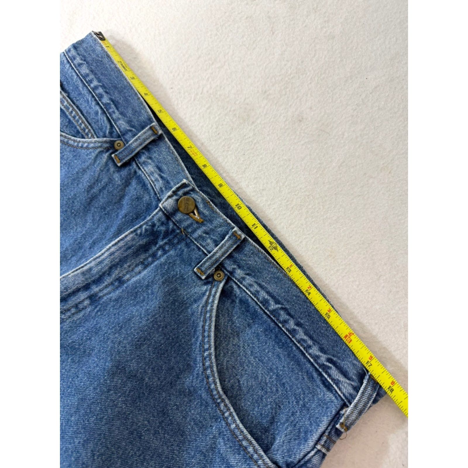 Vintage L.L. Bean Jeans Mens Size 36x32 Blue Denim 5-Pocket Regular Straight Pocket Jeans Size US 36 / EU 52 - 3 Thumbnail