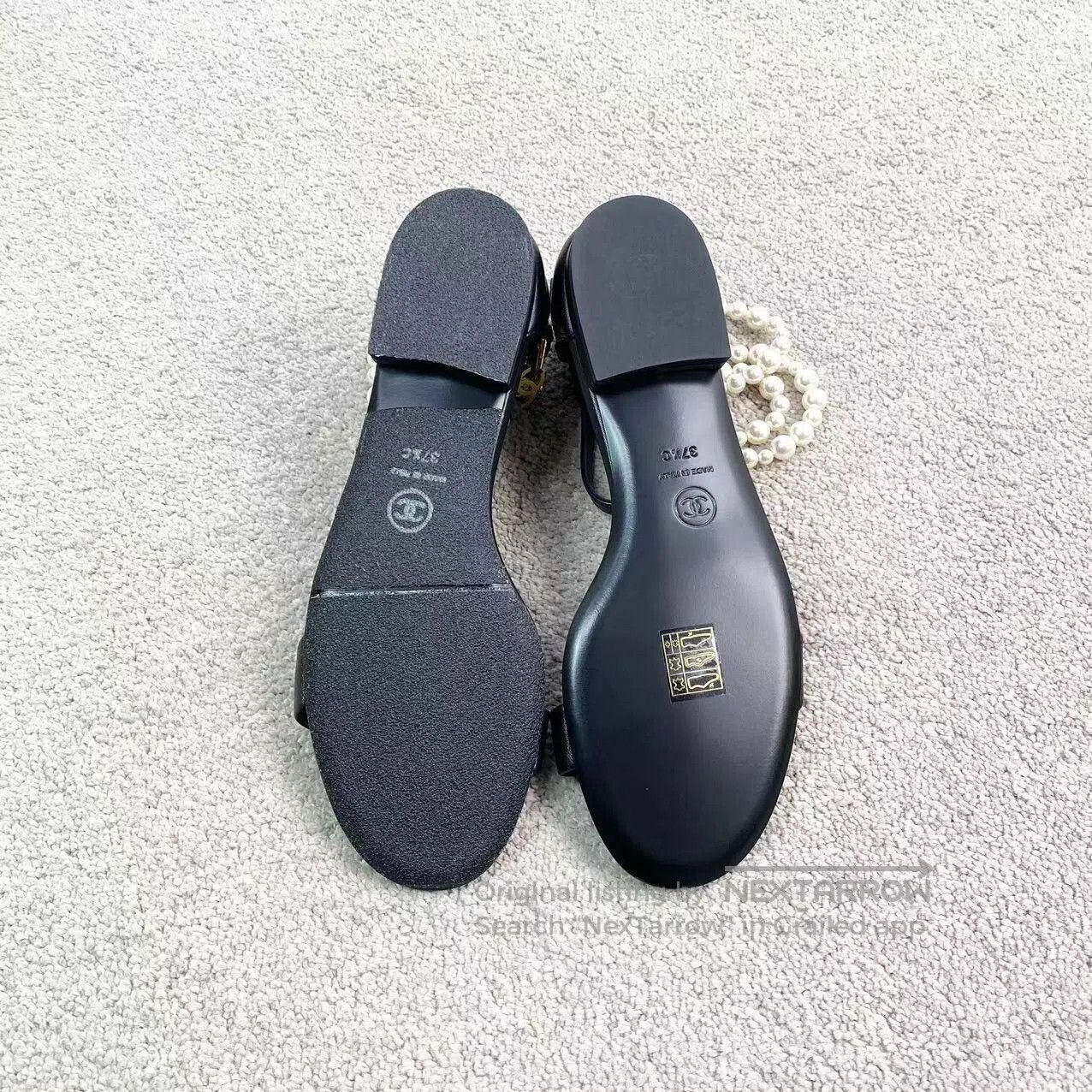 Chanel Chanel Pearl flat sandals| Size US 7 / IT 37 - 7 Thumbnail
