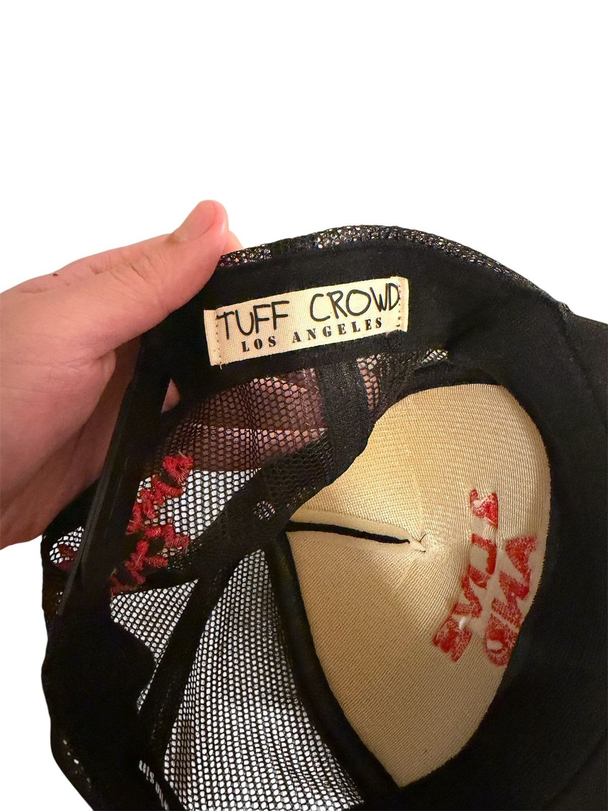 Tuff Crowd Tuff Crowd x FTWS ‘2 LIVE AND DIE IN LA’ Trucker Hat Size ONE SIZE - 3 Thumbnail