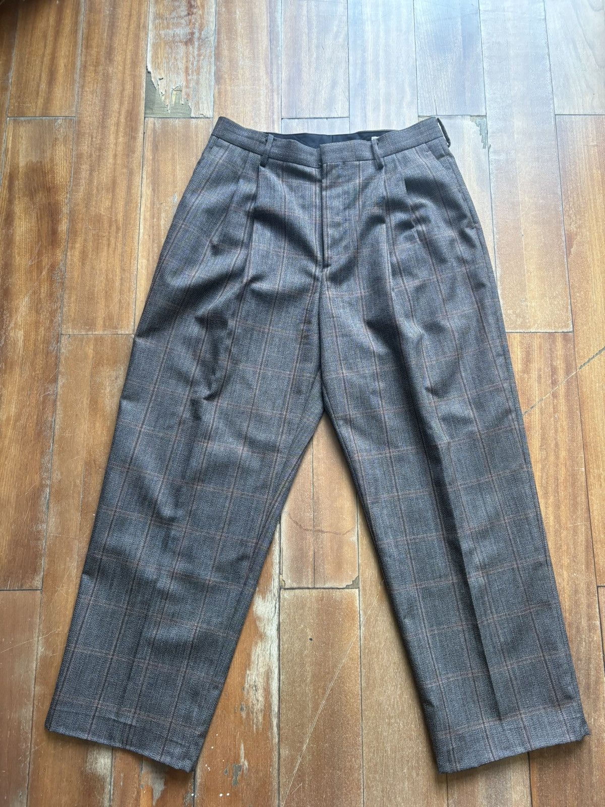 Auralee Auralee 25 A/W *VERY RARE* Blue Faced Wool Narrow Slacks